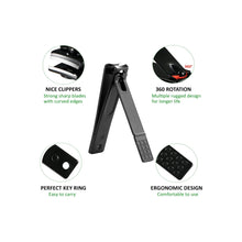 Load image into Gallery viewer, Professional Manicure Set - Portable Travel Nail Kit (26 Piece - Red and Black)