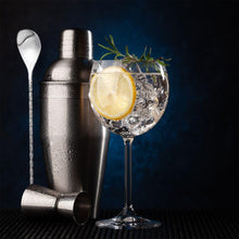 Load image into Gallery viewer, Cocktail Shaker Bar Set - Professional Margarita Mixer with Measuring Jigger & Mixing Spoon - 750ml / 25oz