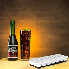 Load image into Gallery viewer, 2 Pack Silicone stackable Ice Cube Trays - (White+Black)