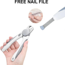 Load image into Gallery viewer, Pet Nail Clipper - Pet Grooming Tool for Nail Clipping and Trimming - plus a Bonus Free Nail File (Gray)
