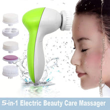 Load image into Gallery viewer, Facial Cleansing Brush - Facial Scrubber for Skin Cleansing, Exfoliating, and Massaging (Green)