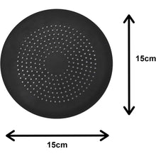Load image into Gallery viewer, Hair Catcher Round Silicone Hair Stopper with Suction Cup - Pack of 2 (Black)