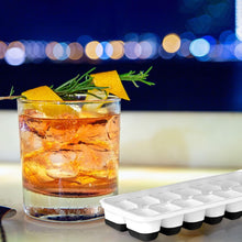 Load image into Gallery viewer, 2 Pack Silicone stackable Ice Cube Trays - (White+Black)