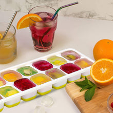 Load image into Gallery viewer, 2 Pack Silicone stackable Ice Cube Trays - (White+Yellow)