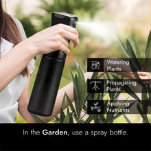 Load image into Gallery viewer, Continuous Spray Bottle with Ultra Fine Mist - Black