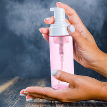 Load image into Gallery viewer, 3-Pack Travel-Sized Foaming Pump Bottles - 100ml/3.3oz (Pink)