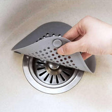 Load image into Gallery viewer, Shower Drain Hair Catcher - 5.7- inch Square Drain with Suction Cups 2 Pack (White)