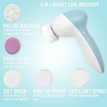 Load image into Gallery viewer, Facial Cleansing Brush - Facial Scrubber for Skin Cleansing, Exfoliating, and Massaging (Blue)