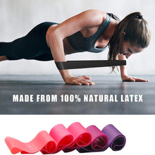 Load image into Gallery viewer, Resistance Bands - 5 Exercise Workout Levels for Home Gym Long Exercise Workout – Essential Fitness Equipment for Training, Yoga (Pink)