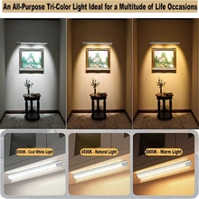 Load image into Gallery viewer, Wireless LED Motion Sensor Light - 3-Mode Color Spectrum - Warm, Neutral, Cool LED Options -30cm (White)