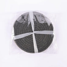 Load image into Gallery viewer, 100% Cotton Thread Weave Potholders and Trivets - Stylish Coasters, Hot Pads, Hot Mats, Spoon Rest (Set of 3) - Grey