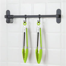 Load image into Gallery viewer, 2-Pack of 9" (Small) & 12" (Large) Kitchen Tongs Set: Non-Stick Silicone-Stainless Steel Cooking Tongs, BPA Free, Heat Resistant (480°F) - Non-Slip Grip & Locking Metal Food Tongs (Green)
