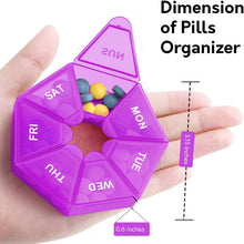 Load image into Gallery viewer, Pill, Medicine, & Vitamin Organizer - Pack of 4