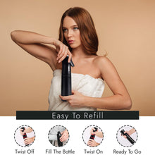 Load image into Gallery viewer, Continuous Spray Bottle with Ultra Fine Mist - Black
