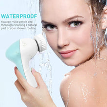 Load image into Gallery viewer, Facial Cleansing Brush - Facial Scrubber for Skin Cleansing, Exfoliating, and Massaging (Blue)