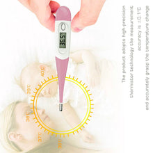 Load image into Gallery viewer, Accurate Digital Oral Thermometer - Rectal and Underarm Temperature Measurement for Fever Monitoring (Pink)