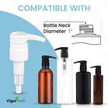 Load image into Gallery viewer, Universal Shampoo/Conditioner Dispenser Pump for Bottle - Pack of 4 (White)