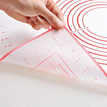 Load image into Gallery viewer, 2 Pack - Non-Stick Silicone Baking Mat - (15.7'x19.7'inch) Pastry Mat with Measurements Perfect for for Pizza, Cake, Fondant, Cookies and Bread Making - Medium