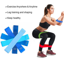 Load image into Gallery viewer, Resistance Bands - 5 Exercise Workout Levels for Home Gym Long Exercise Workout – Essential Fitness Equipment for Training, Yoga (Blue)