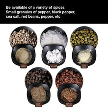 Load image into Gallery viewer, Electric Salt and Pepper Grinder Set with Adjustable Coarseness, Battery-Powered LED Light, One-Hand Automatic Operation, and Black Finish (2-Pack)