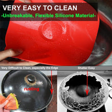 Load image into Gallery viewer, Set of 5 Silicone Lids - Includes 5 Sizes(XS, S, M, L, XL) BPA-Free (Blue)
