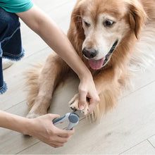 Load image into Gallery viewer, Pet Nail Clipper - Pet Grooming Tool for Nail Clipping and Trimming - plus a Bonus Free Nail File (Blue)