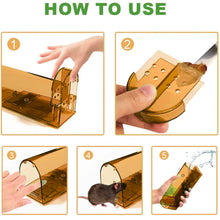 Load image into Gallery viewer, Humane Mouse Trap - Reusable and Eco-Friendly - Catch and Release Mouse Trap (Brown)