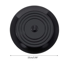 Load image into Gallery viewer, Set of 2 Silicone Tub Stoppers - 5.9 Inches Sink Stoppers (Black)