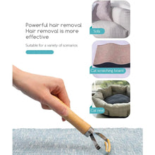 Load image into Gallery viewer, Pet Hair Removers for Carpet, with Wooden Handle and Double-Sided Metal Scraper (Pack of 2)