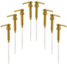 Load image into Gallery viewer, Gold Coffee Syrup Pump - Fits 25.4oz/750ml bottles (Pack of 8)