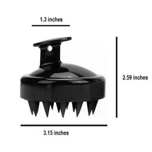 Load image into Gallery viewer, 2 Pack Hair Scalp Massager Shampoo Brush with Soft Silicone Bristles for Removing Dandruff, Waterproof Hair Scrubber for Wet & Dry Hair, Ideal for Men & Women (Red & Black)