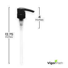Load image into Gallery viewer, Universal Shampoo/Conditioner Dispenser Pump for Bottle - Pack of 4 (Black)