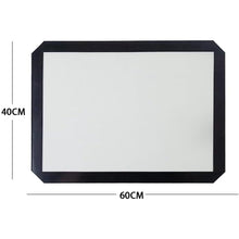 Load image into Gallery viewer, Premium Non-Stick Silicone Baking Mat Set of 2 Sheets - 19.7'x27.6'inch - Food Safe, Heat-Resistant, Reusable & Nonstick Mat for Cookie Oven, Macarons, Bread & Pastry - Black (Extra Large)