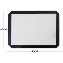 Load image into Gallery viewer, Premium Non-Stick Silicone Baking Mat Set of 2 Sheets - 15.7'x23.6'inch - Food Safe, Heat-Resistant, Reusable & Nonstick Mat for Cookie Oven, Macarons, Bread & Pastry - Black (Large)