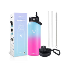 Load image into Gallery viewer, Vacuum Insulated Water Bottle (Gradient Pink, 40oz)