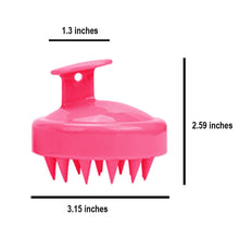Load image into Gallery viewer, 2 Pack Hair Scalp Massager Shampoo Brush with Soft Silicone Bristles for Removing Dandruff, Waterproof Hair Scrubber for Wet & Dry Hair, Ideal for Men & Women (Pink)