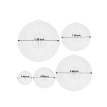 Load image into Gallery viewer, Set of 5 Silicone Lids - Includes 5 Sizes(XS, S, M, L, XL) BPA-Free (Transparent White)