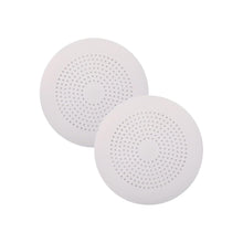Load image into Gallery viewer, Hair Catcher Round Silicone Hair Stopper with Suction Cup - Pack of 2 (White)