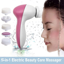 Load image into Gallery viewer, Facial Cleansing Brush - Facial Scrubber for Skin Cleansing, Exfoliating, and Massaging (Pink)
