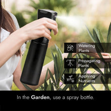 Load image into Gallery viewer, Continuous Spray Bottle with Ultra Fine Mist - Black
