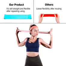 Load image into Gallery viewer, Resistance Bands - 5 Exercise Workout Levels for Home Gym Long Exercise Workout – Essential Fitness Equipment for Training, Yoga (Blue)
