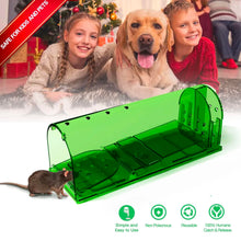 Load image into Gallery viewer, Humane Mouse Trap - Reusable and Eco-Friendly - Catch and Release Mouse Trap (Green)
