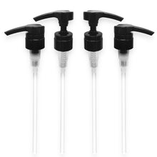 Load image into Gallery viewer, Universal Shampoo/Conditioner Dispenser Pump for Bottle - Pack of 4 (Black)
