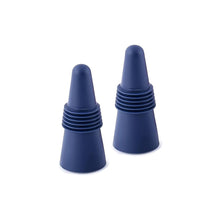 Load image into Gallery viewer, Wine Stoppers for Wine Bottles, Silicone Reusable Wine (Blue)

