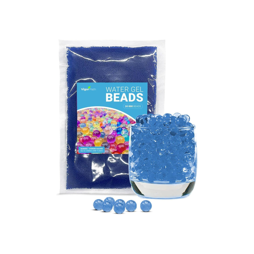 30,000 Large Water Gel Beads - Floating Pearls - Blue