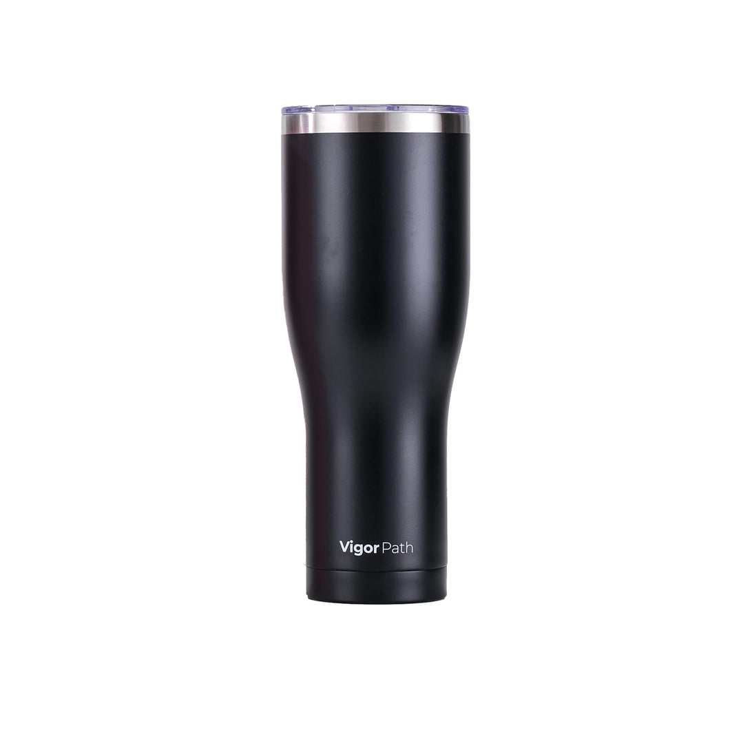 Insulated Tumbler Cup with Slide Lid - 40oz (Black)