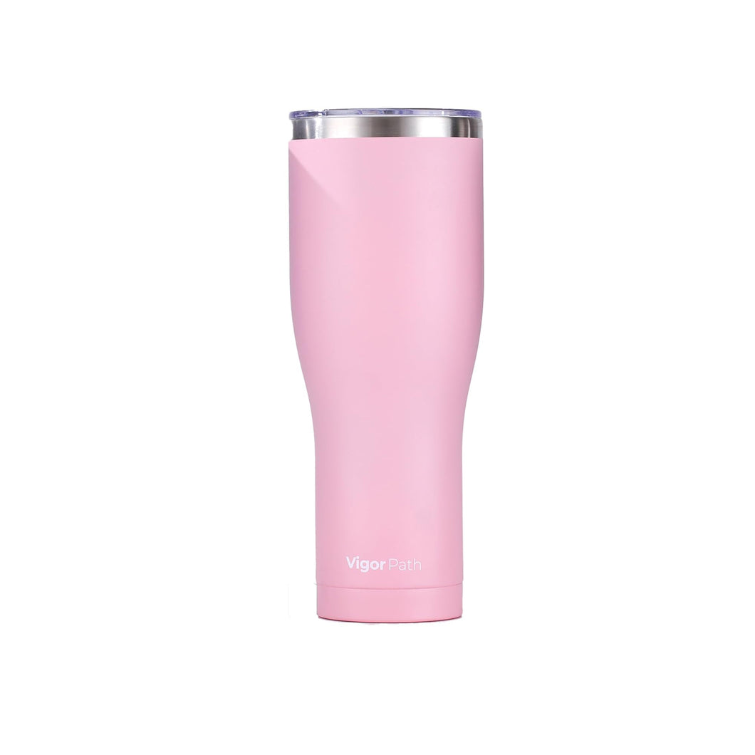 Insulated Tumbler Cup with Slide Lid - 40oz (Pink)