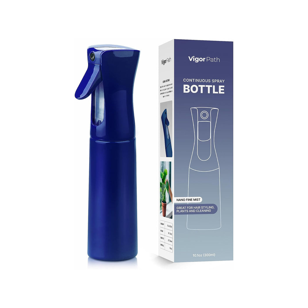 Continuous Spray Bottle with Ultra Fine Mist - Blue