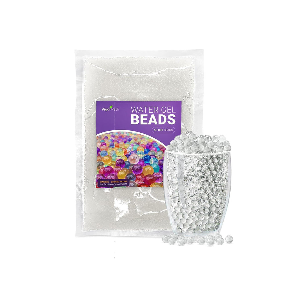 50,000 Small Water Gel Beads - Floating Pearls - Clear