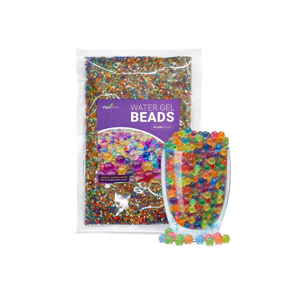 50,000 Small Water Gel Beads - Floating Pearls - Mix